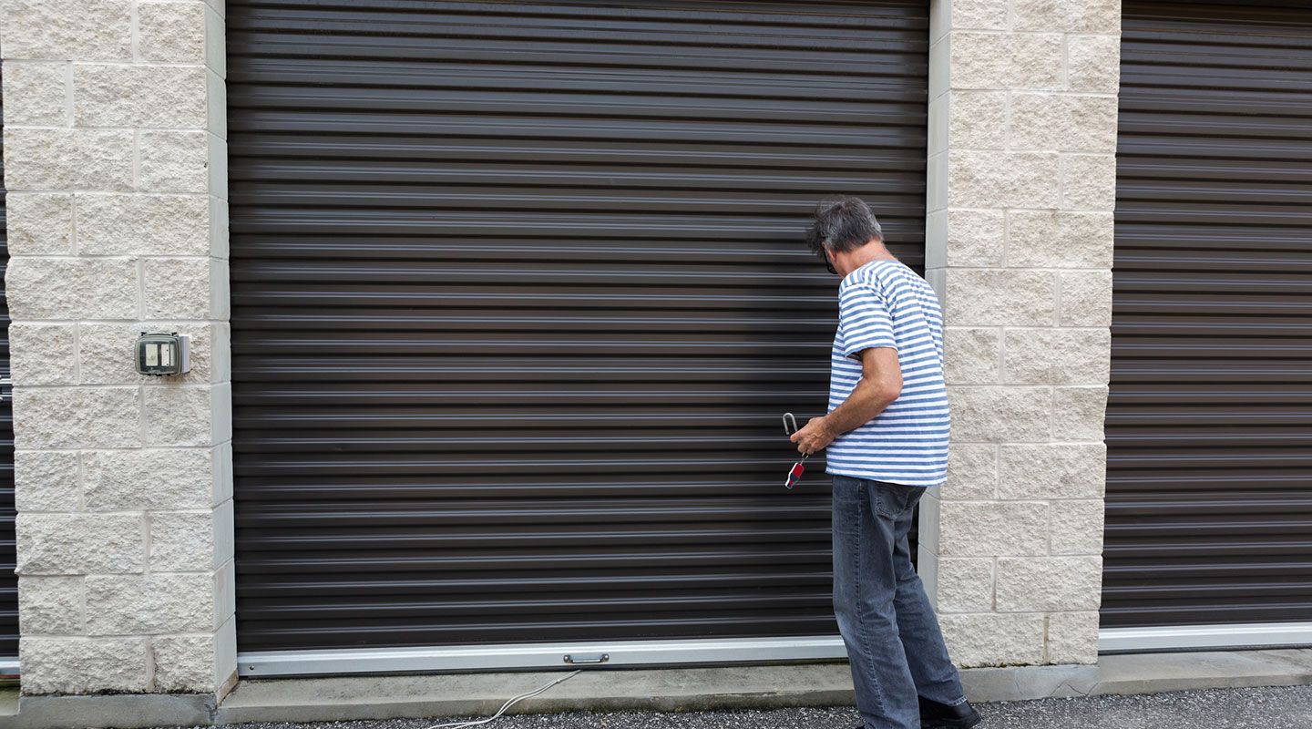 A photo of somone accessing a storage unit | Idaho Storage Connection