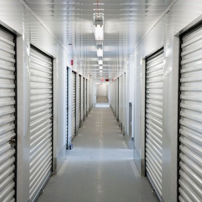 Hallway of Storage Units | Idaho Storage Connection